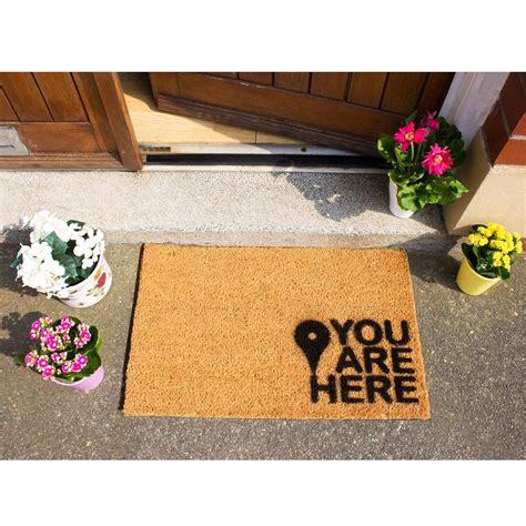 12+ You Are Here Doormat