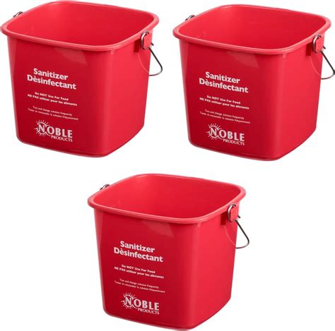 Amazon Noble Products Quart Buckets For Cleaning Sanitizing