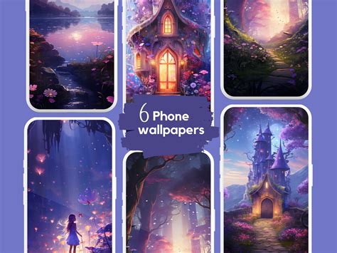 12 Magical Forest Anime Wallpaper Bundle 6 Desktop & 6 Phone ...