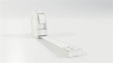 Metal Tape Measure - 3D Model by 3Dmae