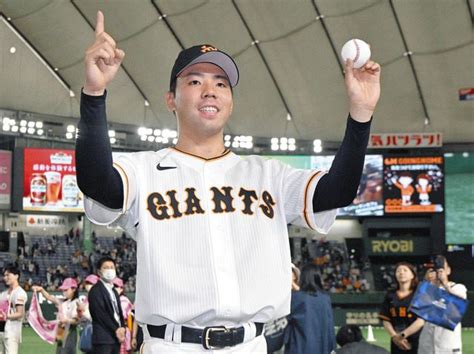 セ・リーグ初の快挙！育成出身新人がプロ初登板初勝利 巨人・松井颯「ここまですごく長かった」：中日スポーツ・東京中日スポーツ