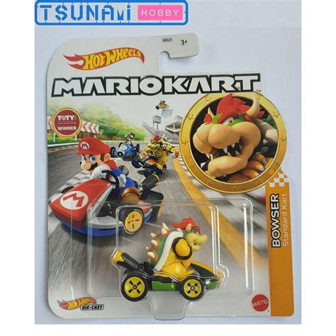 Hot Wheels Mario Kart Bowser Standard Kart Model Car Shopee Malaysia
