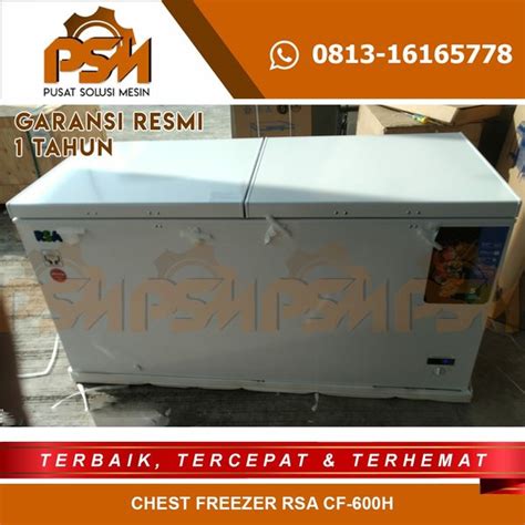 Jual RSA CHEST FREEZER CF 600H FREEZER BOX CF600H CF 600H GARANSI