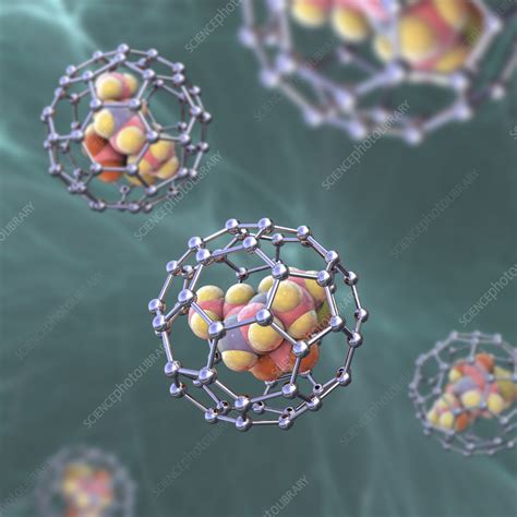 Nanoparticles in drug delivery, conceptual illustration - Stock Image ...