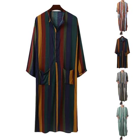 V Tements Musulmans L Gants Robe Longue Traditionnelle Arabe Caftan