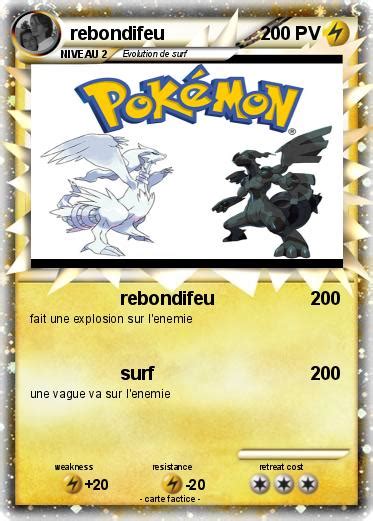 Pokémon rebondifeu 1 1 rebondifeu Ma carte Pokémon