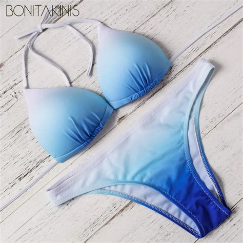 Bonitakinis Brand Swimsuits Blue Shell Cup Brazilian Biquini Bodysuits