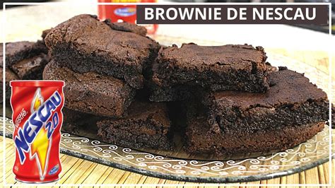 Brownie De Nescau Receita F Cil Youtube