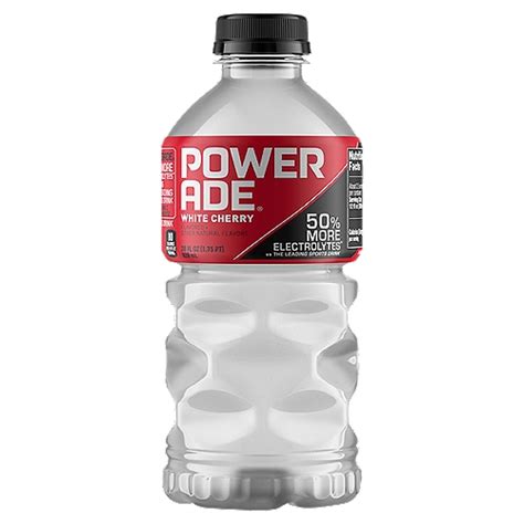 Powerade White Cherry Bottle 28 Fl Oz