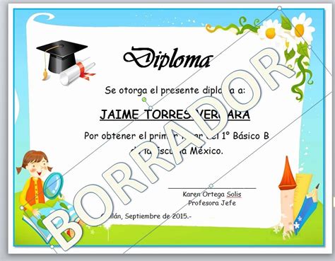 50 Modelos De Diplomas Para Editar