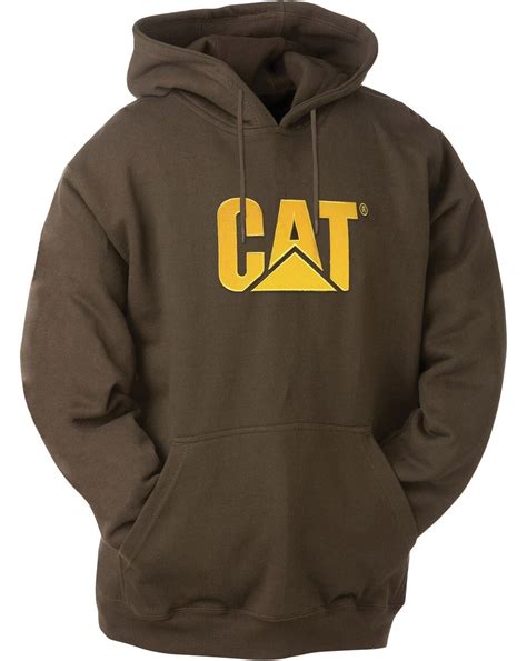 Cat Caterpillar Trademark Sweater Hoodie Mens Durable Work Sweatshirt