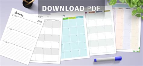 Planner Printable A5 Templates Download Pdf