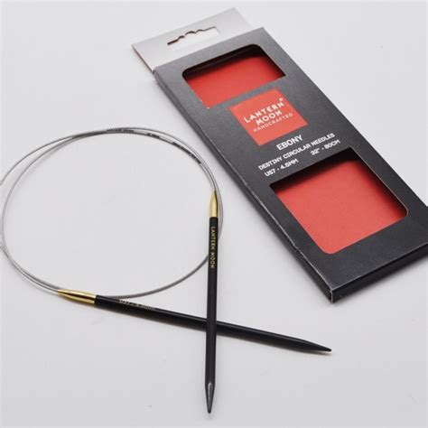 Спицы круговые Lantern Moon, эбеновое дерево, 80 см 3.25 мм цена ...