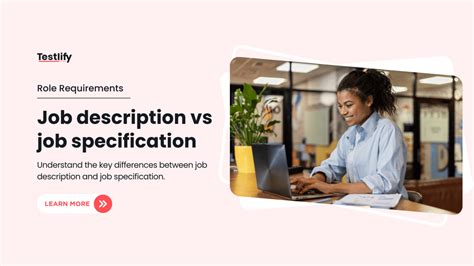job description  job specification definitions difference