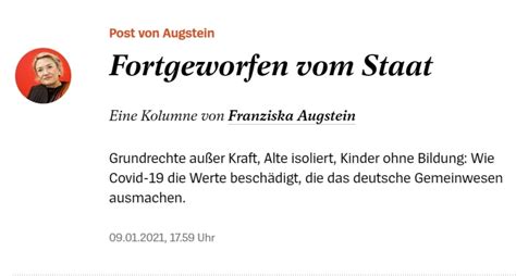 Steffen Klusmann Macht Franziska Augstein Zur Spiegel Kolumnistin