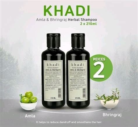 Buy Khadi Combo Pack Amla Bhringraj Harbal Shampoo Ml Pack Of