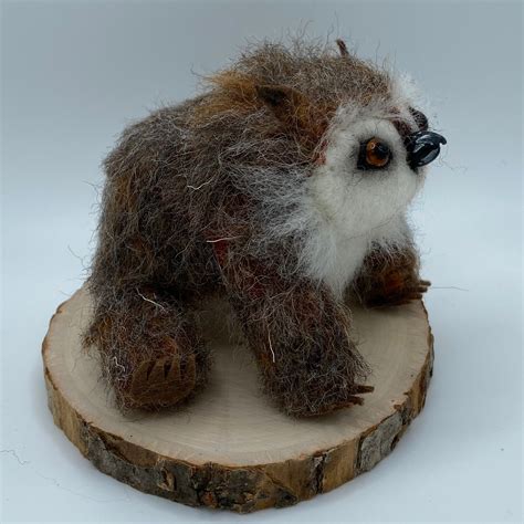 Owlbear Cub Bg3 Inspired Felted Plush Model - Etsy