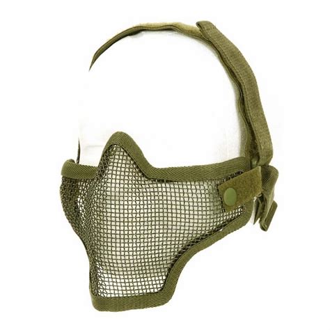 Masque airsoft en métal vert kaki 101 Inc Us Adventure