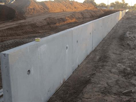 L Shaped Precast Concrete Retaining Wall Cbs Retaining Off