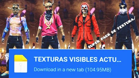 Como Poner El Mejor Mega Pack De Textura Para Free Fire Normal Y Max