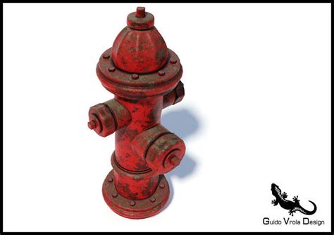 Weathered Fire Hydrant 3d Model Cgtrader