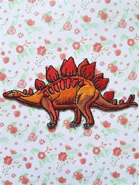 1 X Dinosaur T Rex Raptor Jurassic World Embroidered Patch Sew Etsy