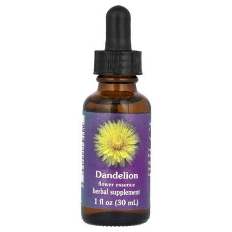 Flower Essence Services Dandelion Flower Essence Fl Oz Ml