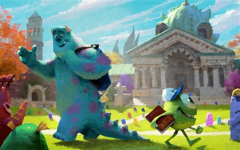 Download James P Sullivan Mike Wazowski Movie Monsters University 4k Ultra Hd Wallpaper