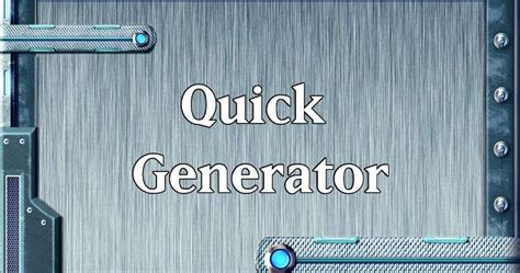 Quick Generator Space Scifi Encounter Concepts Rpg Item Rpggeek