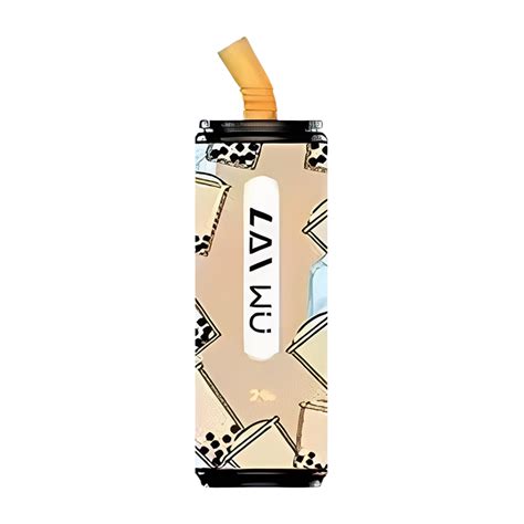 Lai Wu lata de coque Descartável Vape 5000 puffs Chã leite