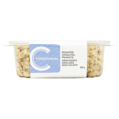 Unsalted Roasted Peanuts G Compliments Ca