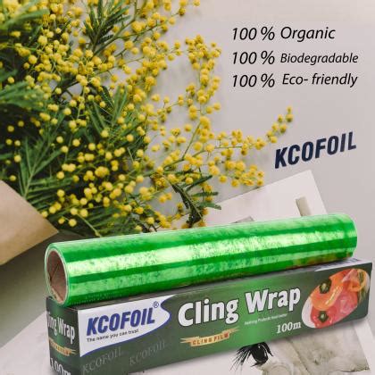 KCOFOIL ECO FRIENDLY 100 BIODEGRADABLE CLING WRAP 100Meters