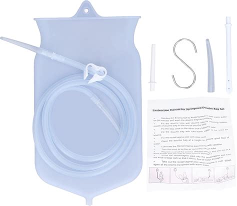 Transparente Intestinal Intestinal Colon Anal Ducha Bolsa De Limpieza
