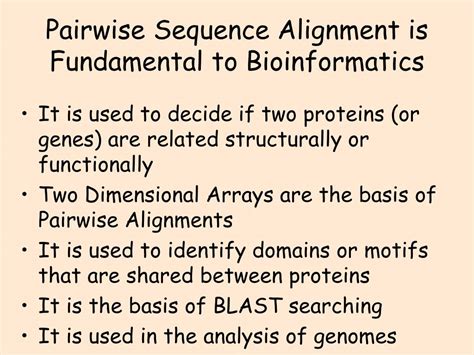 Ppt Pairwise Sequence Alignments Powerpoint Presentation Free