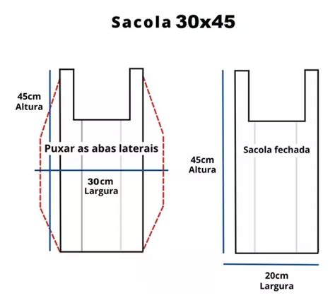 Sacola Pl Stica Reciclada Refor Ada Preta Un Kg X Cm Mercadolivre