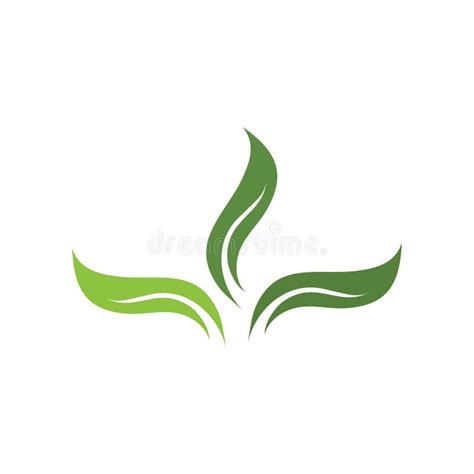 Logos Of Green Tree Leaf Ecology Nature Element Vector Stock Vector