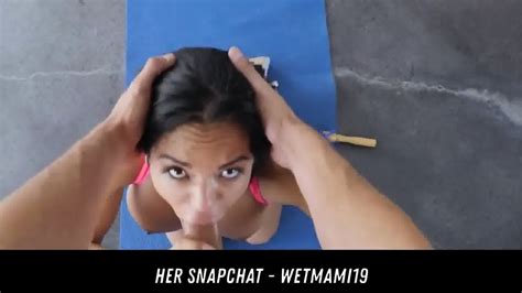 Latina Uses Her Big Tits HER SNAPCHAT WETMAMI ADD