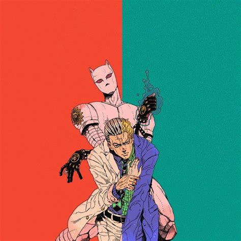 Kira Yoshikage Killer Queen And Kawajiri Kosaku Jojo No Kimyou Na