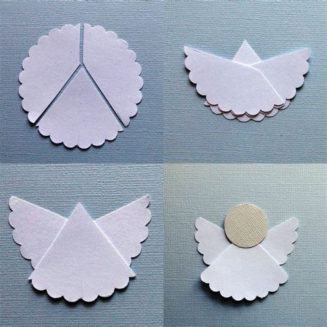Let's learn how to make an angel | Angelito de papel, Ángeles de papel ...