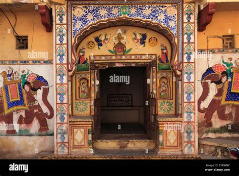 India Rajasthan Bundi Uma Megh Haveli Old House Stock Photo Alamy