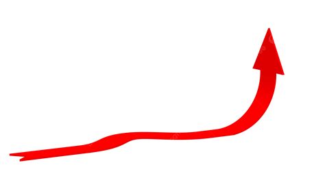 Rising Arrow Shadow, Chart, Red, Arrow PNG Transparent Image and ...