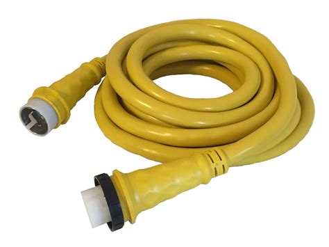 50a 125250v Marine Shore Power Boat Cord 50 Yellow 21515 Amp Up