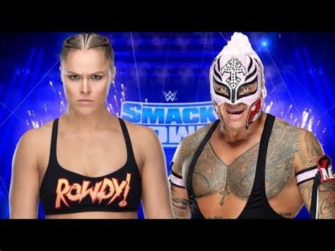 Ronda Rousey Vs Rey Mysterio Intergender Match WWE Raw WWE 2K22