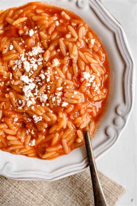 Manestra Greek Orzo With Tomato Sauce Real Greek Recipes