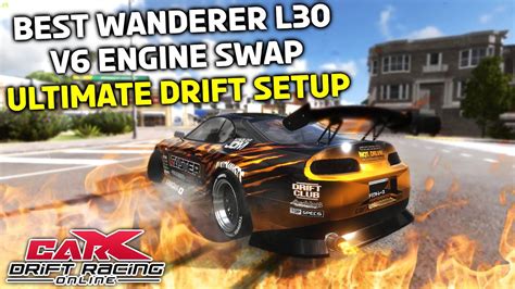 CarX Drift Racing Online Best Wanderer L30 Ultimate Drift Setup V6