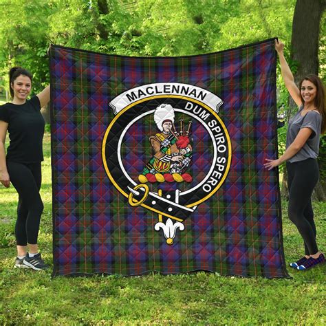 MacLennan (McLennan) Tartan Quilt Family Crest - TeeTartan Shop