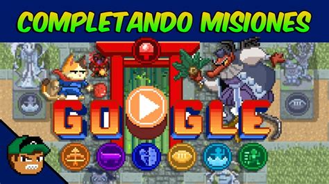 Completando MISIONES Y TROFEOS De Doodle Champion Island Games En