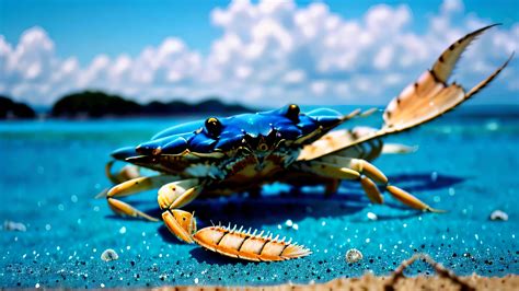 Download Blue Crab Crab Beach Royalty Free Stock Illustration Image