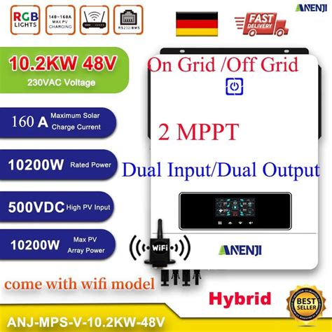 Onduleur Solaire Hybride De Kw Et V Ylique Hors R Seau