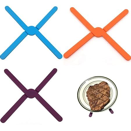 Newk Lot De 4 Dessous De Plat Pliables En Silicone Eco Extensibles En